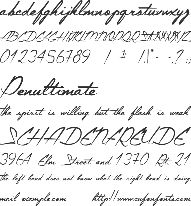 The Constellation of Heracles font preview