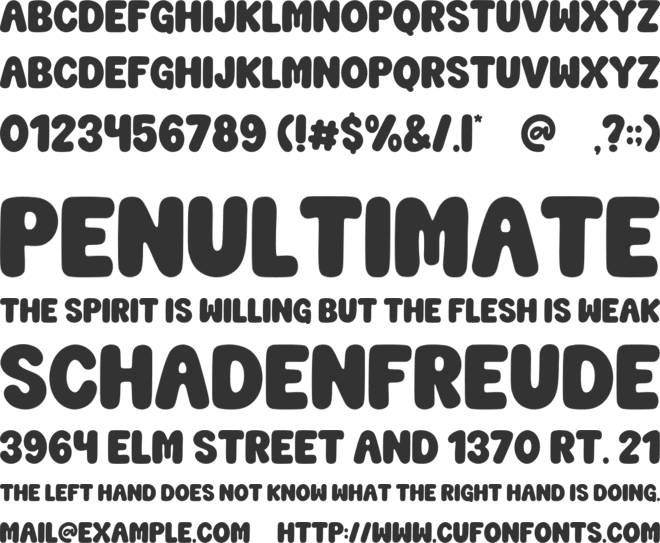 Nurse Holiday font preview