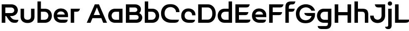 Ruber font