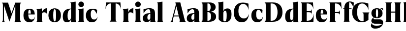 Merodic Trial font download