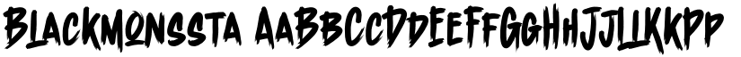 Blackmonssta font download