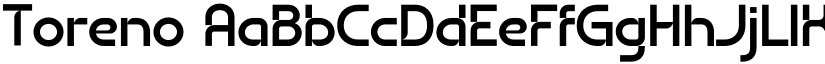 Toreno font download