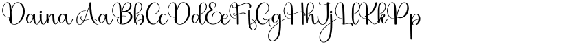 Daina font download
