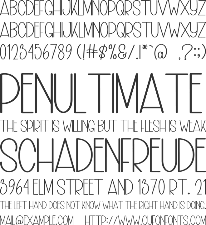 Cupcake Christmas font preview