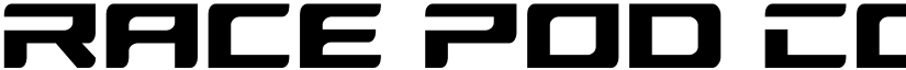 Race Pod Condensed font