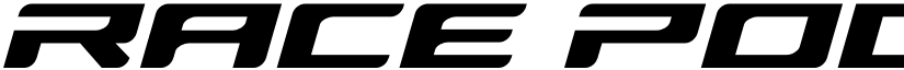 Race Pod Expanded Semi-Italic font