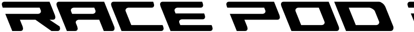Race Pod Leftalic font