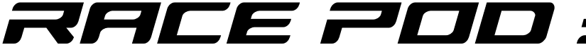 Race Pod Semi-Italic font