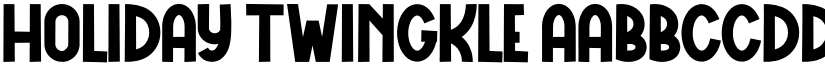 Holiday Twingkle font download