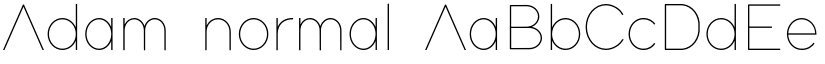 Adam font download