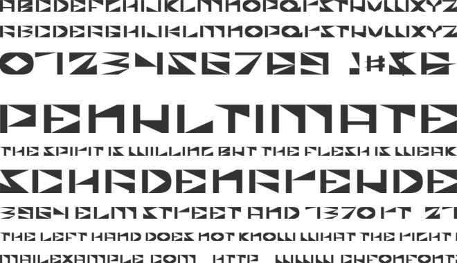 Bedaone font preview