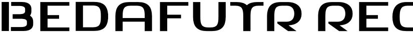 Bedafutr Regular font