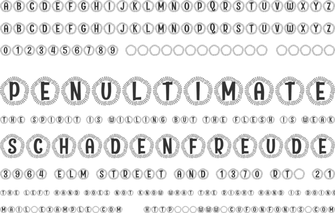 Sterlingly Monogram font preview