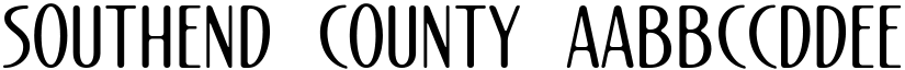 Southend County font download