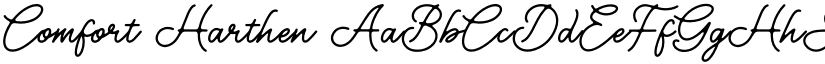 Comfort Harthen font download