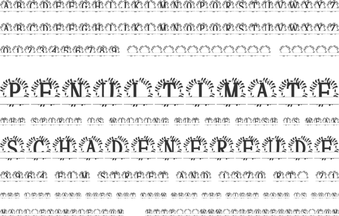 Veloriax Split Monogram font preview