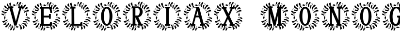 Veloriax Monogram font download