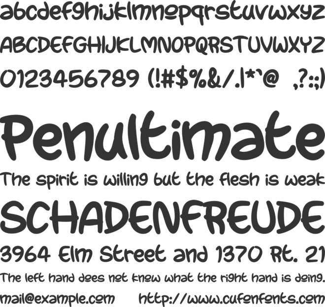 TULODO font preview