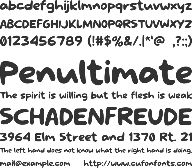 Satoro font preview