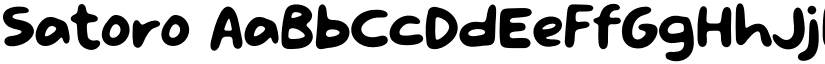 Satoro font download