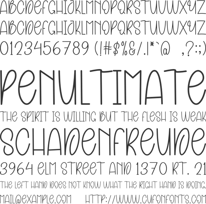 Summer Lemonada font preview