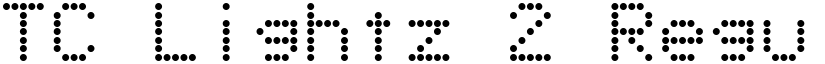 TC Lightz 2 font download