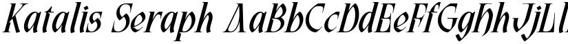 Katalis Seraph font download