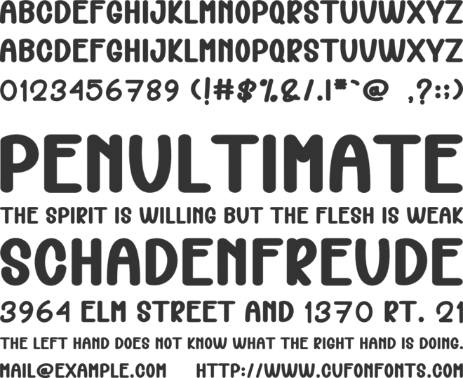 Angel Beach font preview