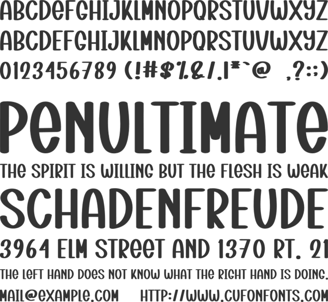 Baby Girls font preview