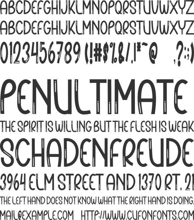 Manggo Valentine font preview