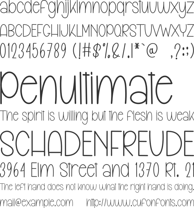 Boho Holiday font preview