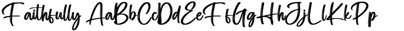 Faithfully font