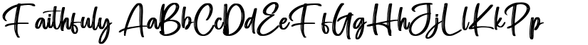 Faithfuly font