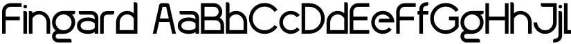 Fingard font