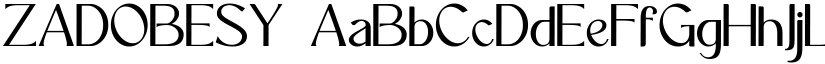 ZADOBESY font download