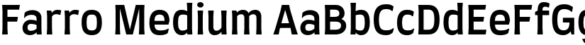 Farro Medium font