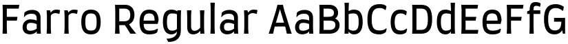 Farro Regular font