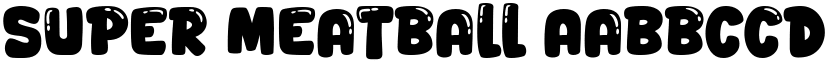 Super Meatball font