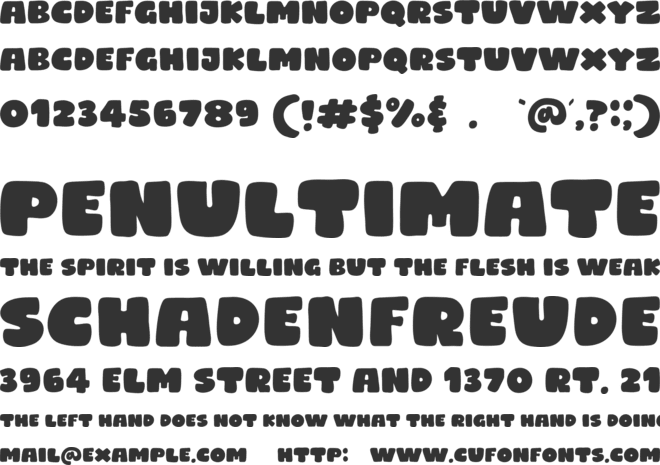 Magic Oval font preview