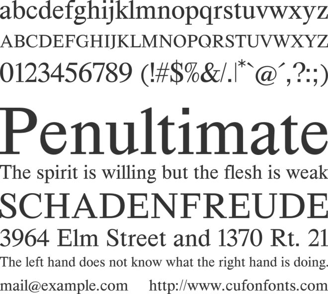 Happy Times at the IKOB font preview