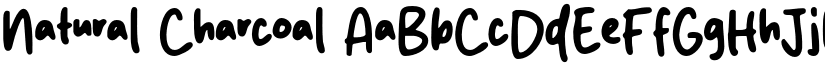 Natural Charcoal font