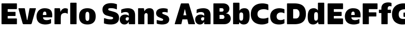 Everlo Sans font