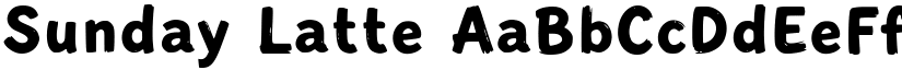 Sunday Latte font