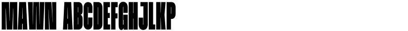MAWN font download