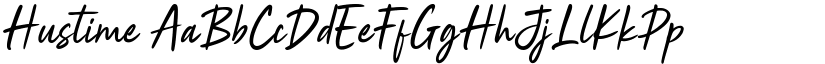 Hustime font