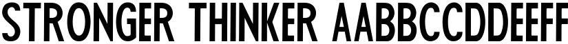 Stronger Thinker font