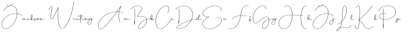 Jackson Writing font download