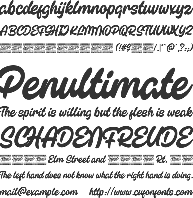 Lingkar Timor font preview