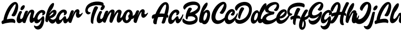 Lingkar Timor font download