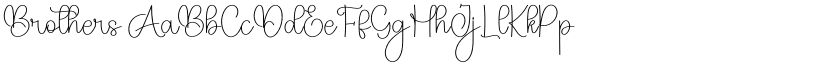 Brothers font download